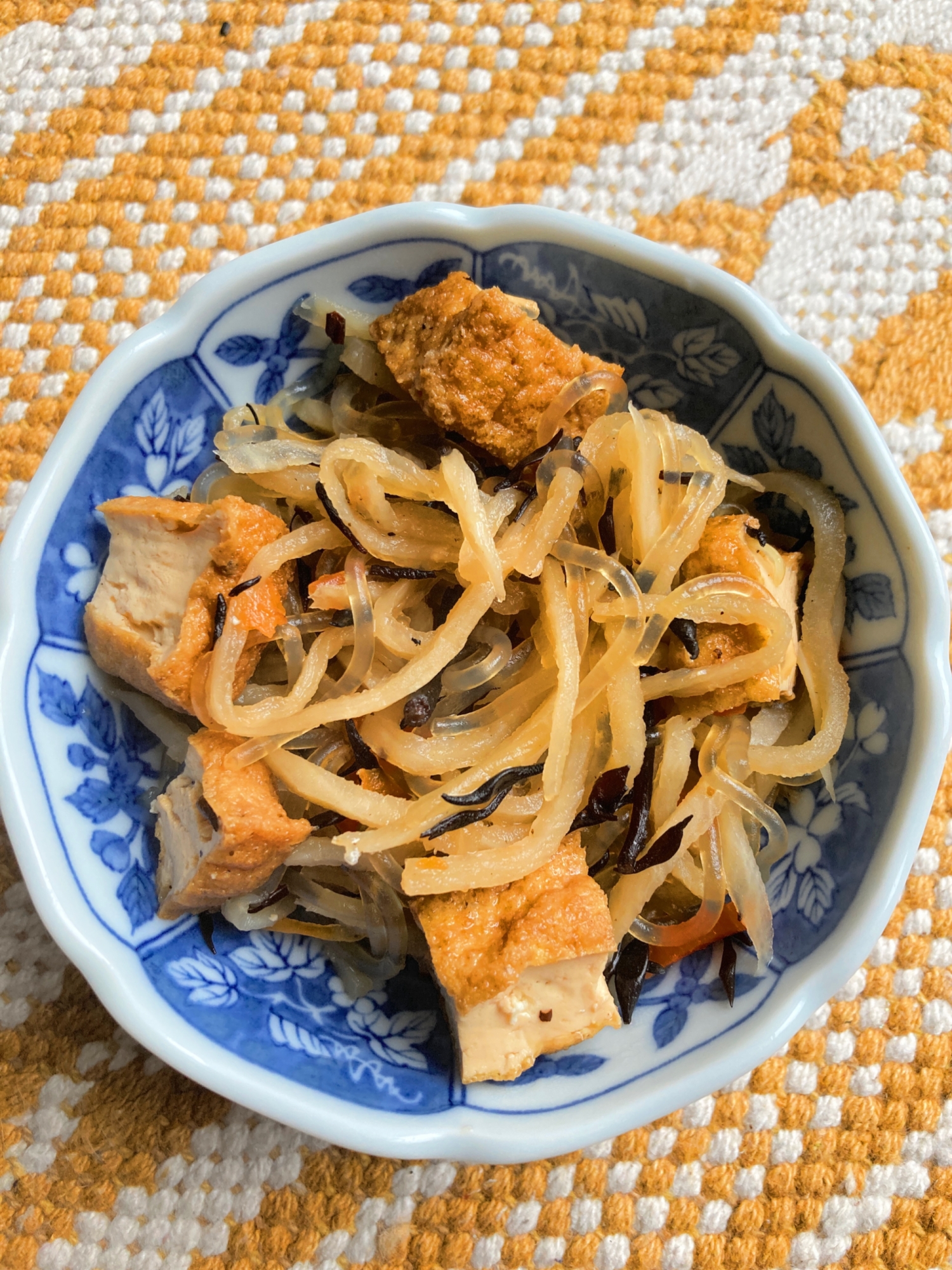 懐かしの味♡厚揚げと切り干し大根の煮物