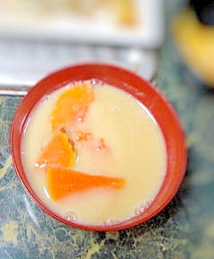 バターナッツかぼちゃの豆乳味噌汁