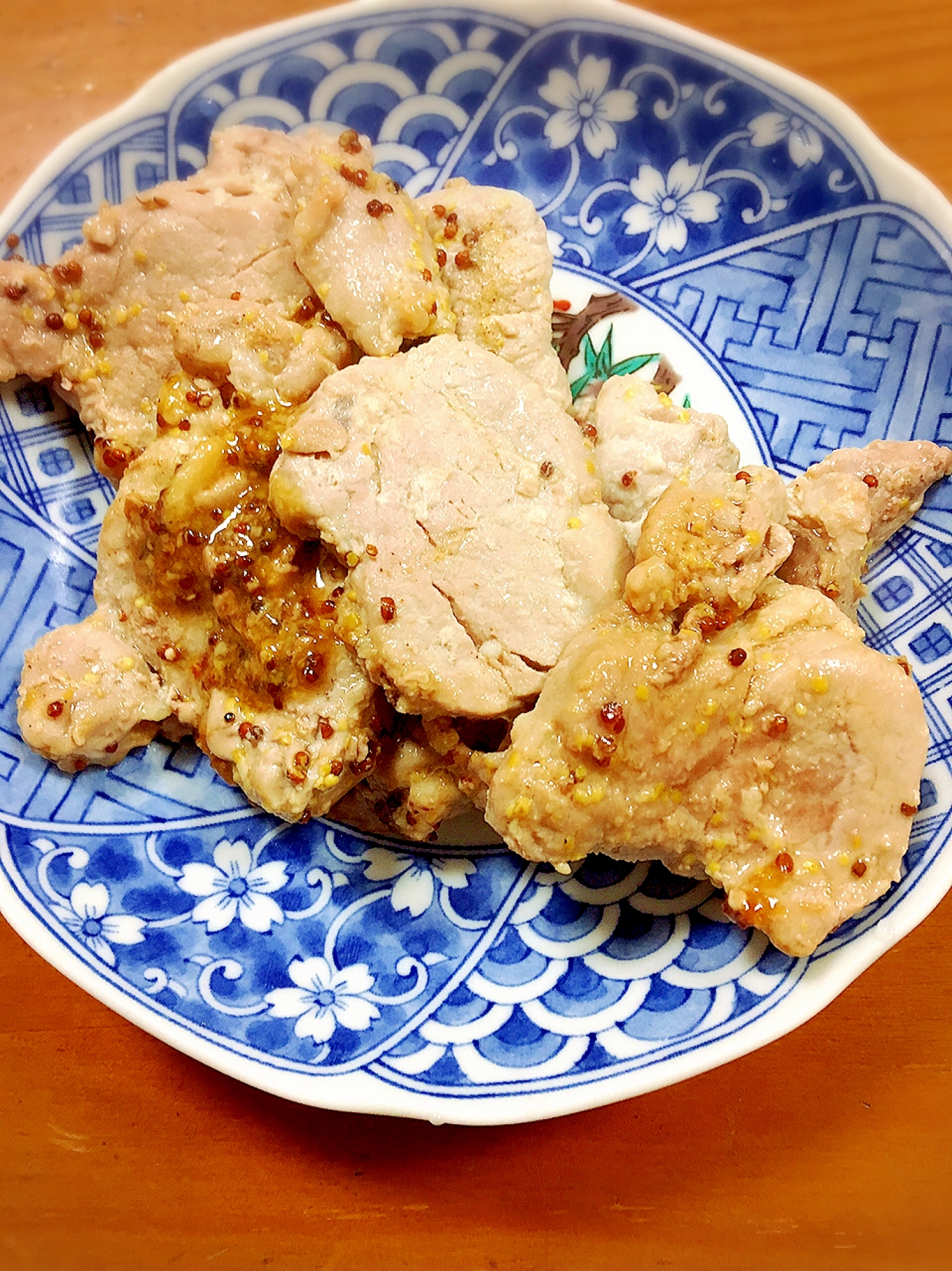 豚ヒレ肉のマスタードソテー