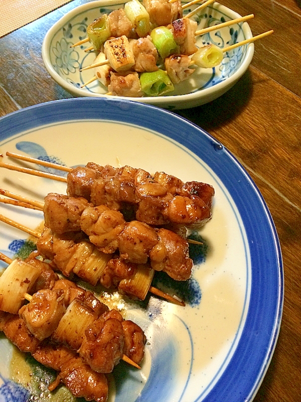 焼き鳥☆塩味とたれ味