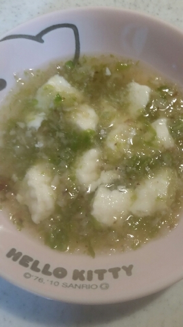 離乳食初期 中期レタスと干ししいたけの豆腐あん レシピ 作り方 By しぃ な 楽天レシピ