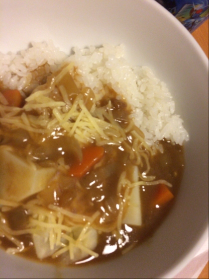 仕上げに入れて美味しいカレー　