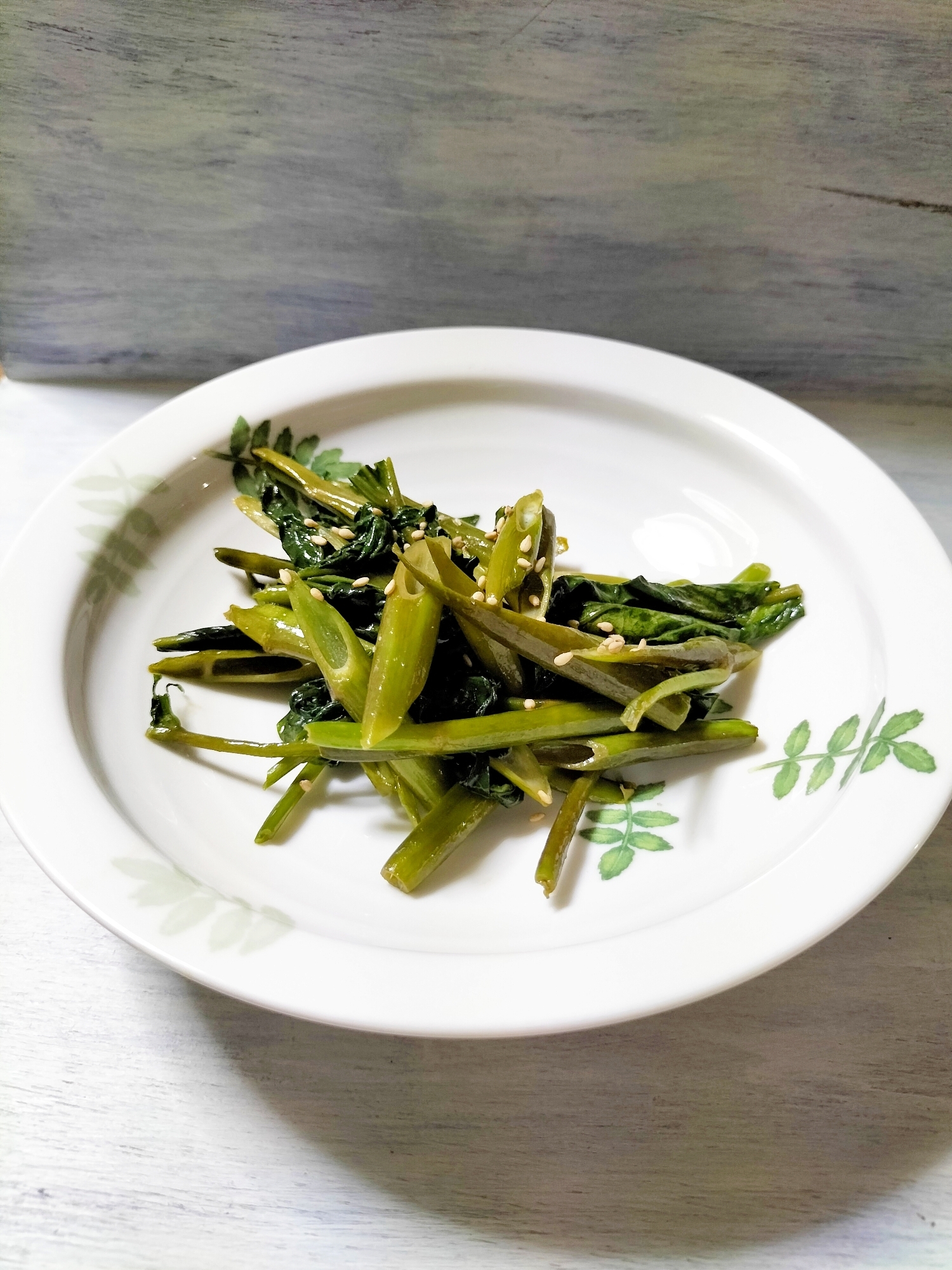 簡単✨空芯菜のマヨ炒め