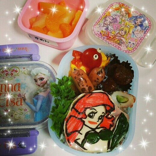 プリンセス アリエルのキャラ弁 レシピ 作り方 By Otohime 楽天レシピ プリンセス アリエルのキャラ弁 レシピ 作り方 By Otohime 楽天レシピ