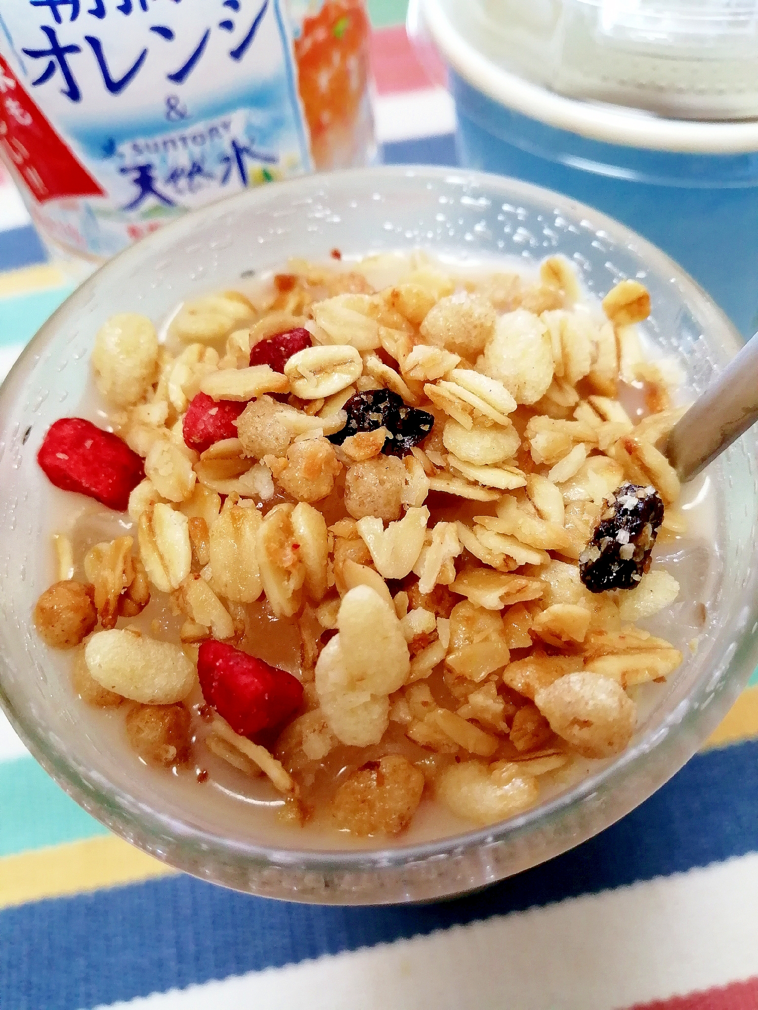 アイス フルーツグラノーラカフェオレ レシピ 作り方 By Nyan260 楽天レシピ アイス フルーツグラノーラカフェオレ レシピ 作り方 By Nyan260 楽天レシピ