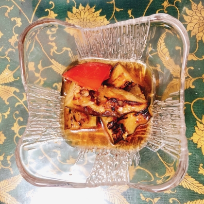 なすときゅうりのベーコン炒め