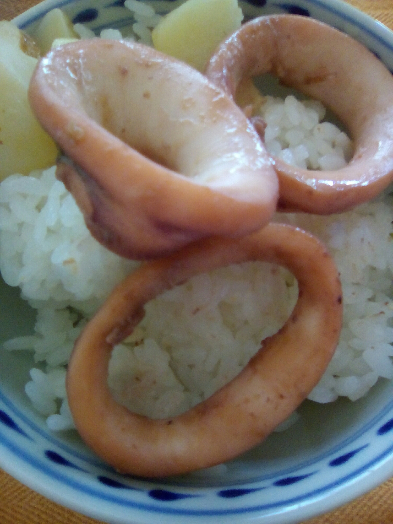 いかポテト丼