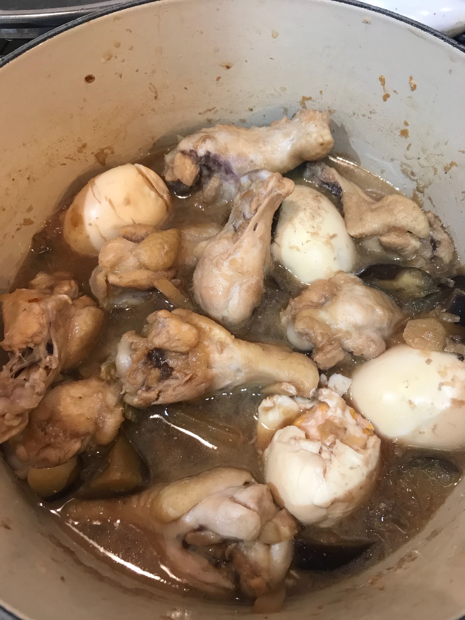手羽元とナスのさっぱり煮