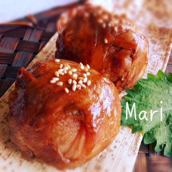 スタミナ満点 肉巻きおにぎり レシピ 作り方 By Mariまり 楽天レシピ スタミナ満点 肉巻きおにぎり レシピ 作り方 By Mariまり 楽天レシピ