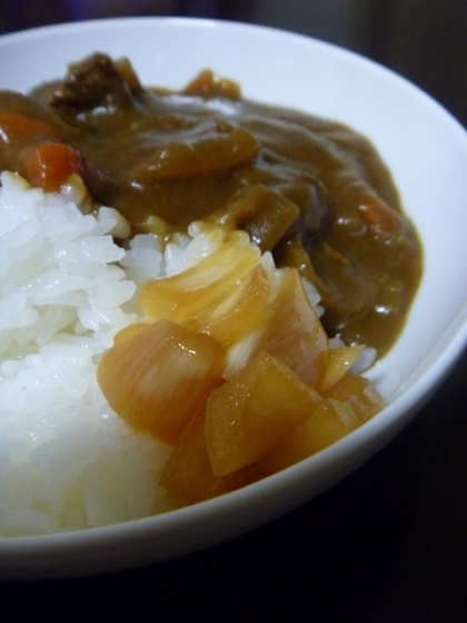 カレーのお供にしたくて作りました！美味しいですね！そのままはもちろん、ドレッシング代わりや炒め物に少し加えても美味しかったです。ごちそうさまでした♪