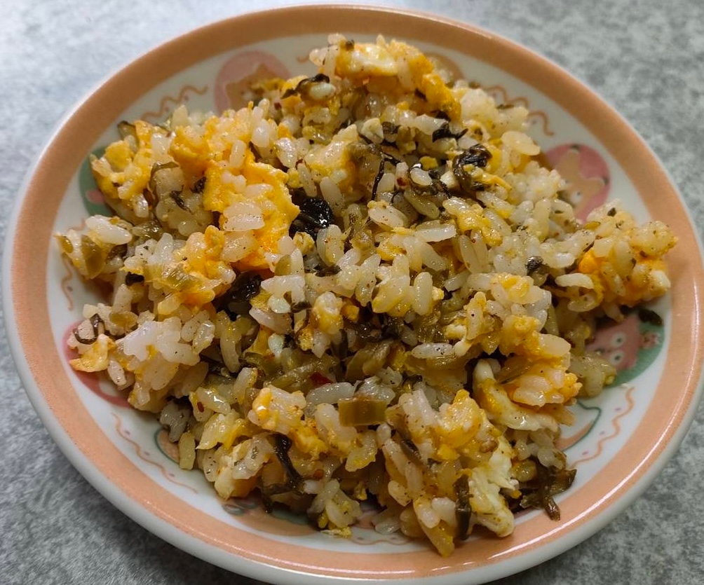 マヨネーズで♩高菜炒飯　チャーハン