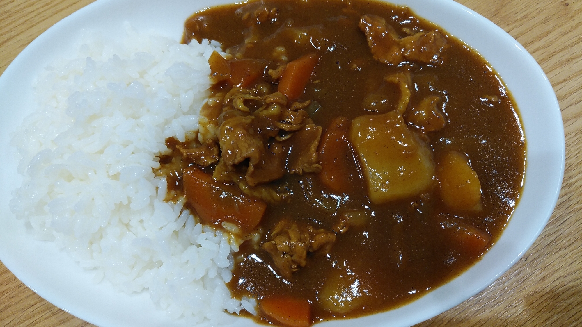 豚肉カレー