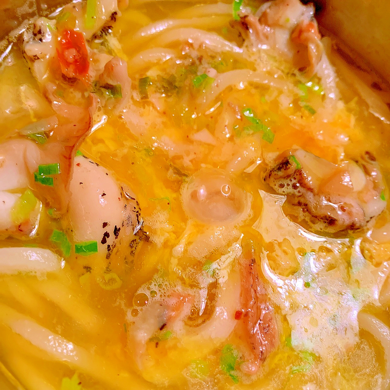 つぶ貝のコンフィで洋風卵とじうどん レシピ 作り方 By 嵯峨 恭也 楽天レシピ つぶ貝のコンフィで洋風卵とじうどん レシピ 作り方 By 嵯峨 恭也 楽天レシピ