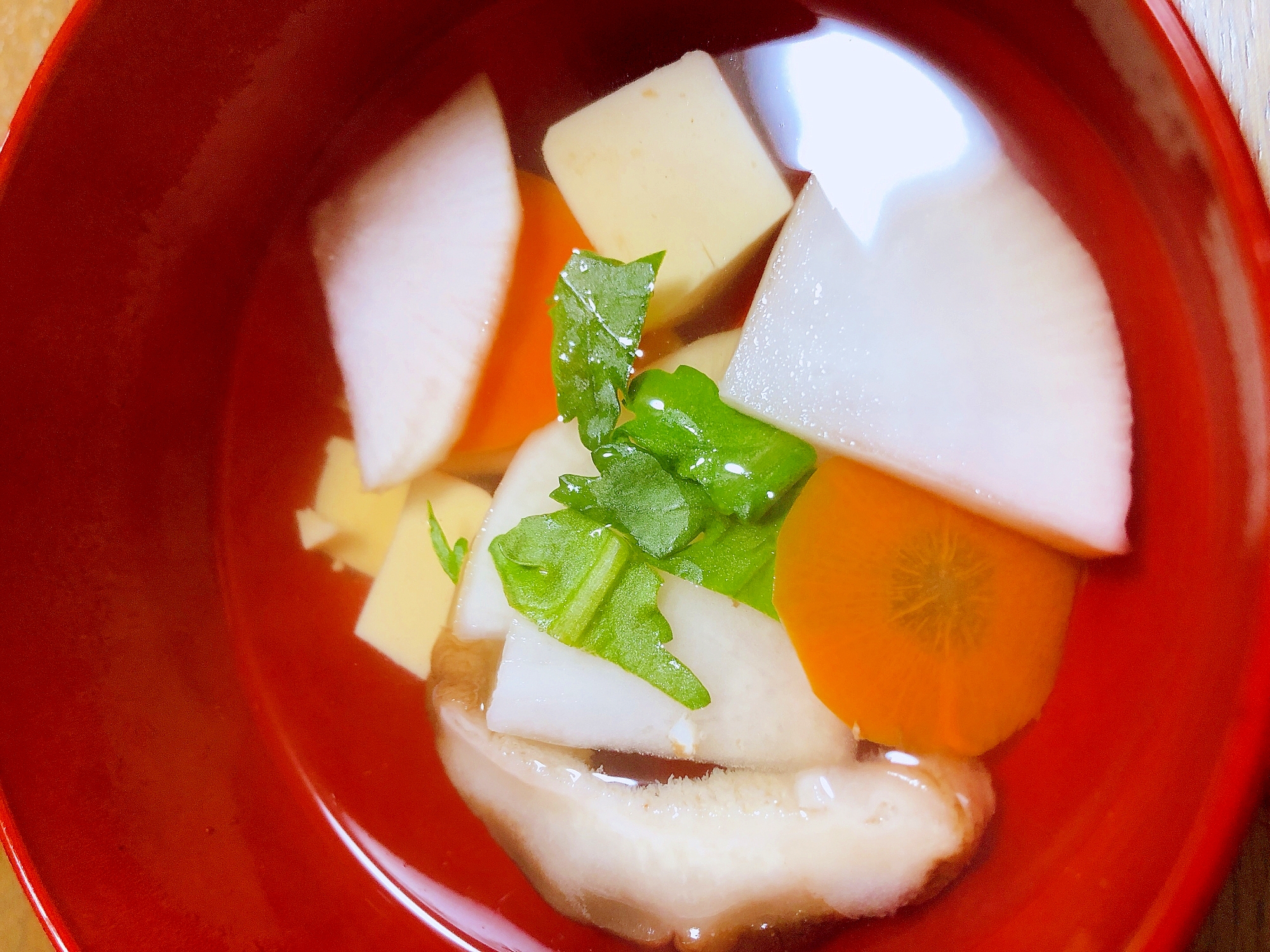 昆布と煮干しの出汁が決め手♪お吸い物