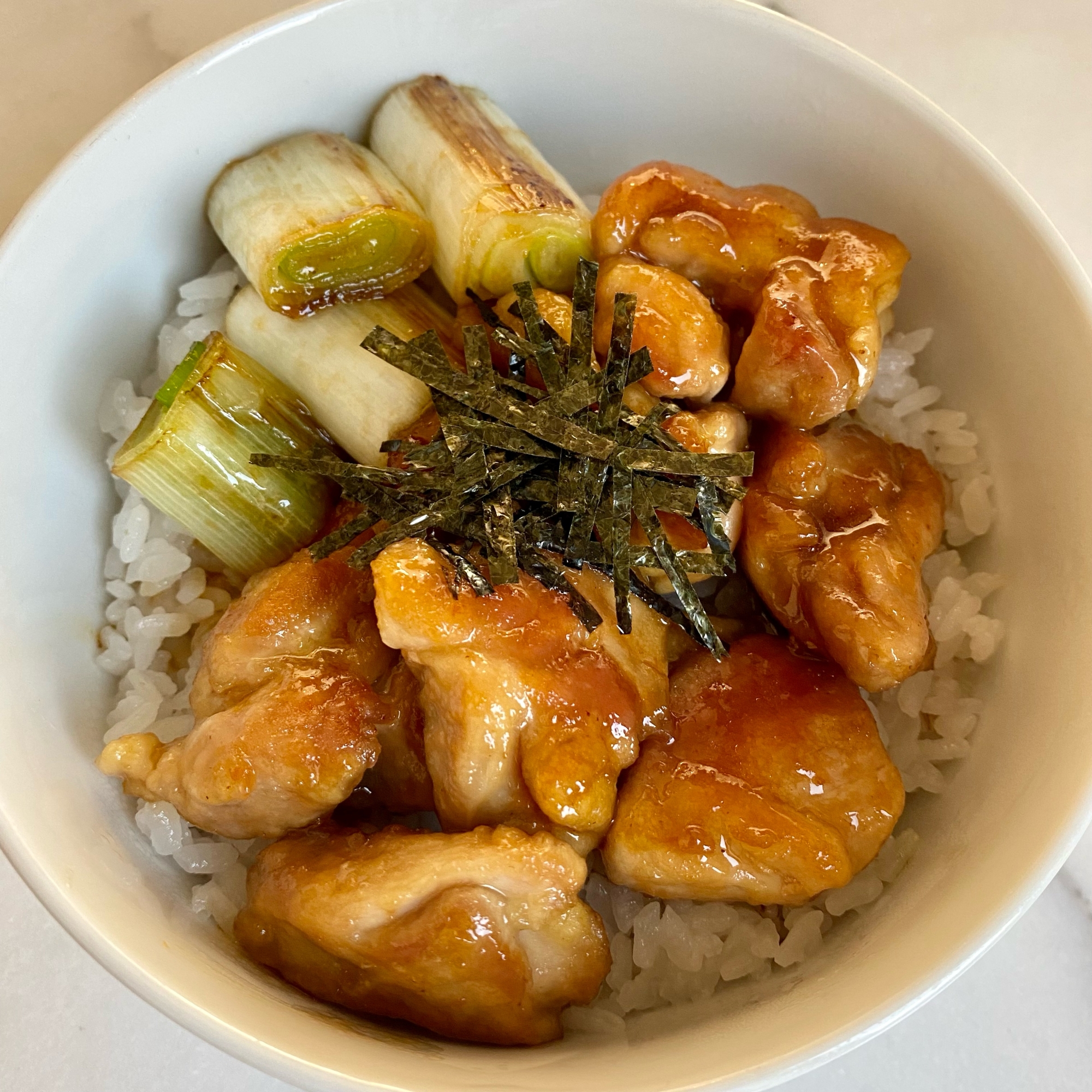 主夫がつくる焼き鳥丼