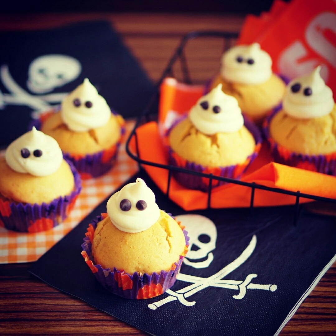 かぼちゃカップケーキ☆ハロウィン