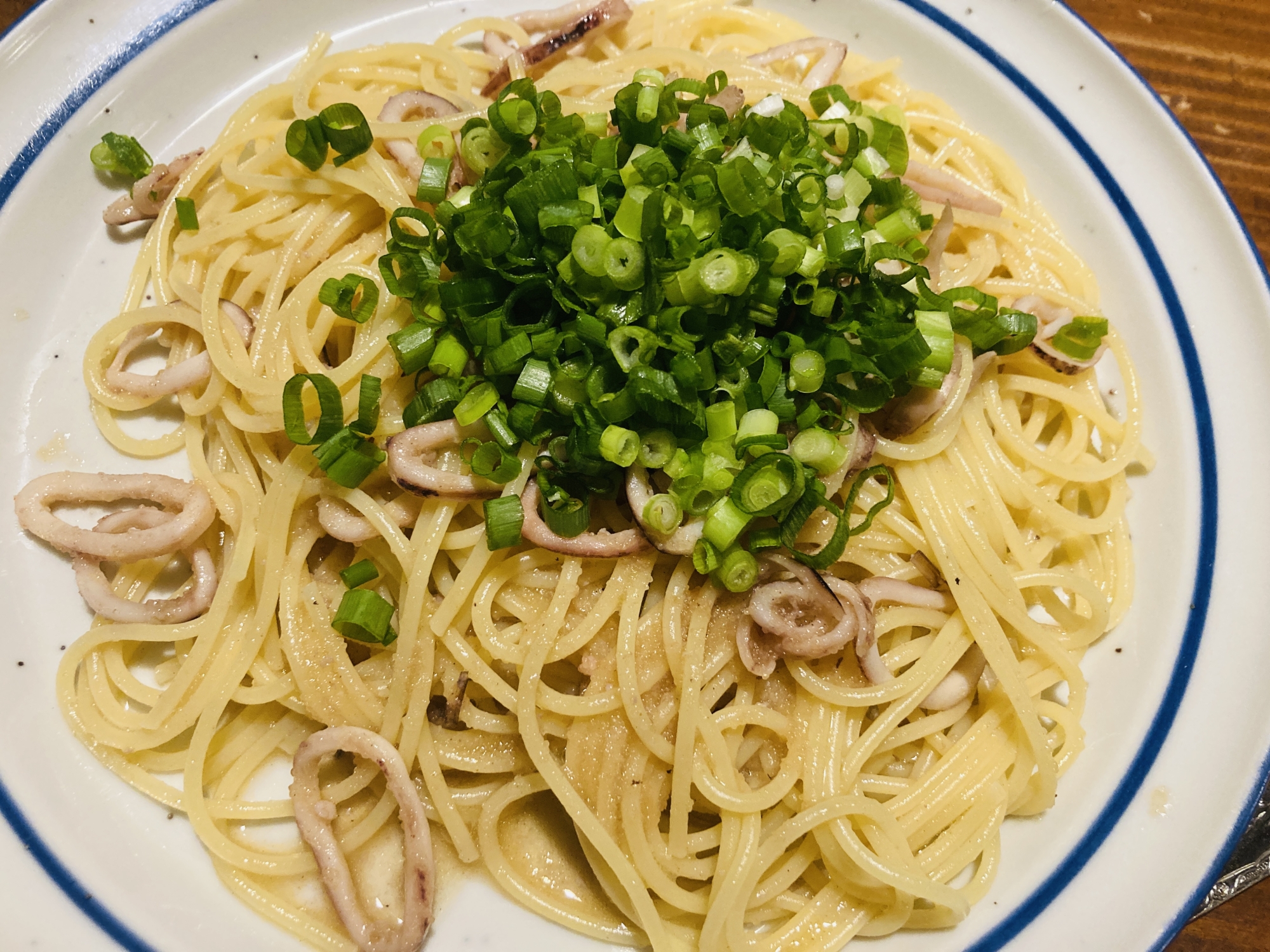 イカ明太子パスタ