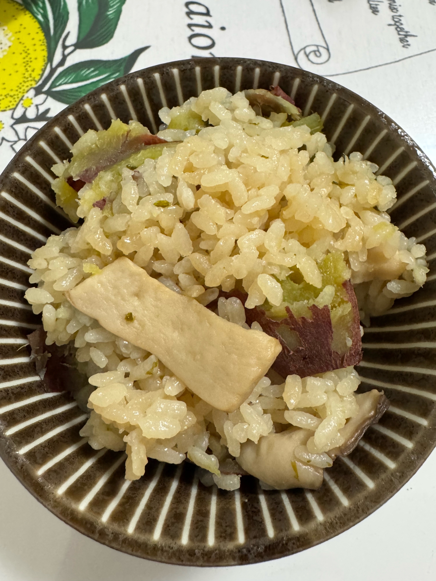 エリンギがまるで松茸風な炊き込みご飯！