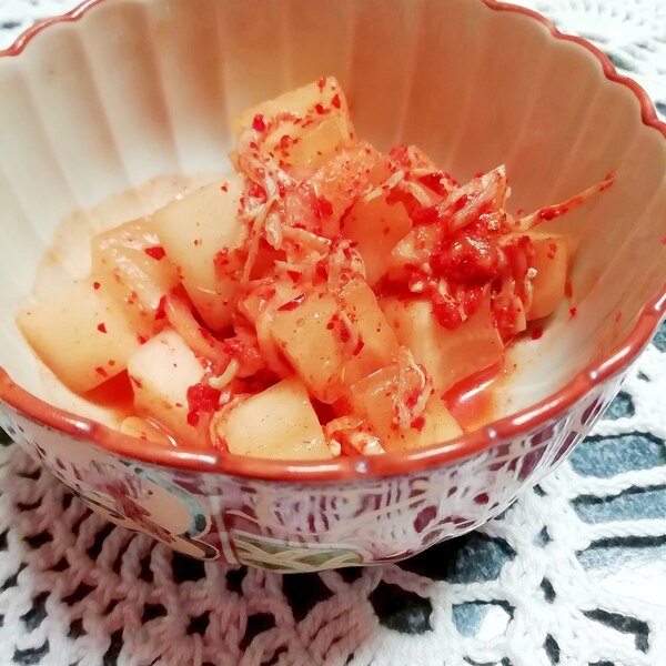 辛い料理 大根の上部分で贅沢韓国風カクテキ レシピ 作り方 By 料理初心者のレシピです 楽天レシピ 辛い料理 大根の上部分で贅沢韓国風カクテキ レシピ 作り方 By 料理初心者のレシピです 楽天レシピ