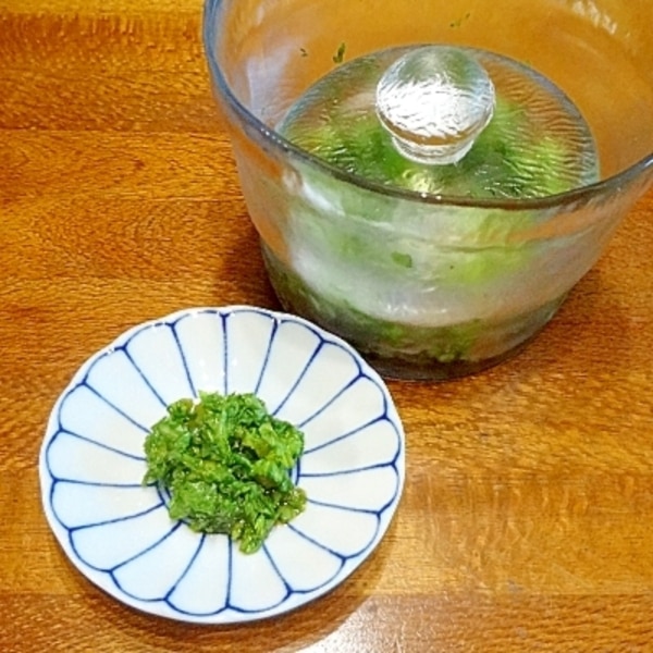 簡単おいしい ご飯のお供 わさび菜のしょうゆ漬け レシピ 作り方 By Yayucoti 楽天レシピ 簡単おいしい ご飯のお供 わさび菜のしょうゆ漬け レシピ 作り方 By Yayucoti 楽天レシピ