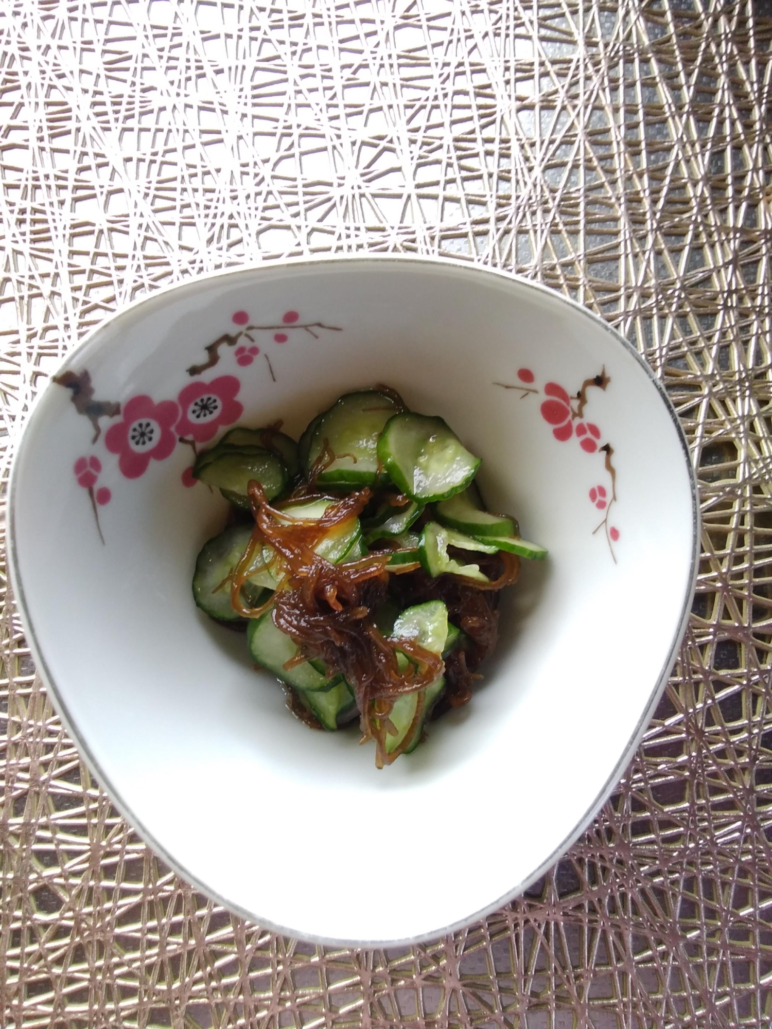 もずくときゅうりの酢の物