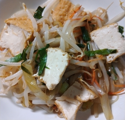 厚揚げの野菜炒め♪