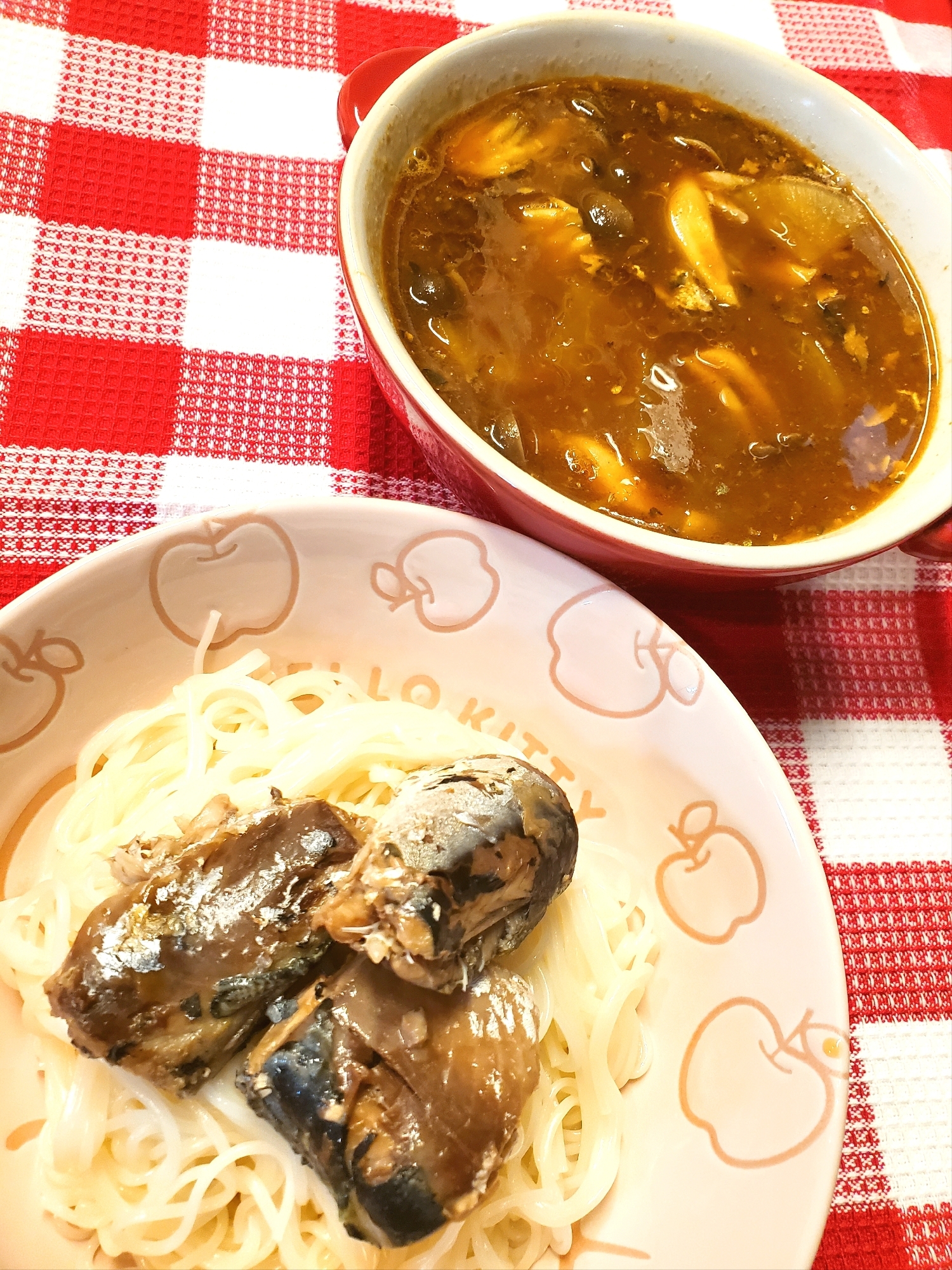【主食】鯖カレーつけ素麺