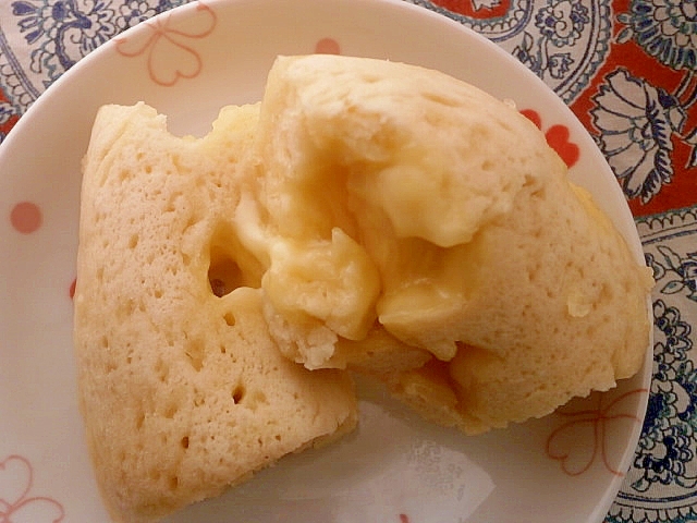 甘さ控えめ！チーズ蒸しパン