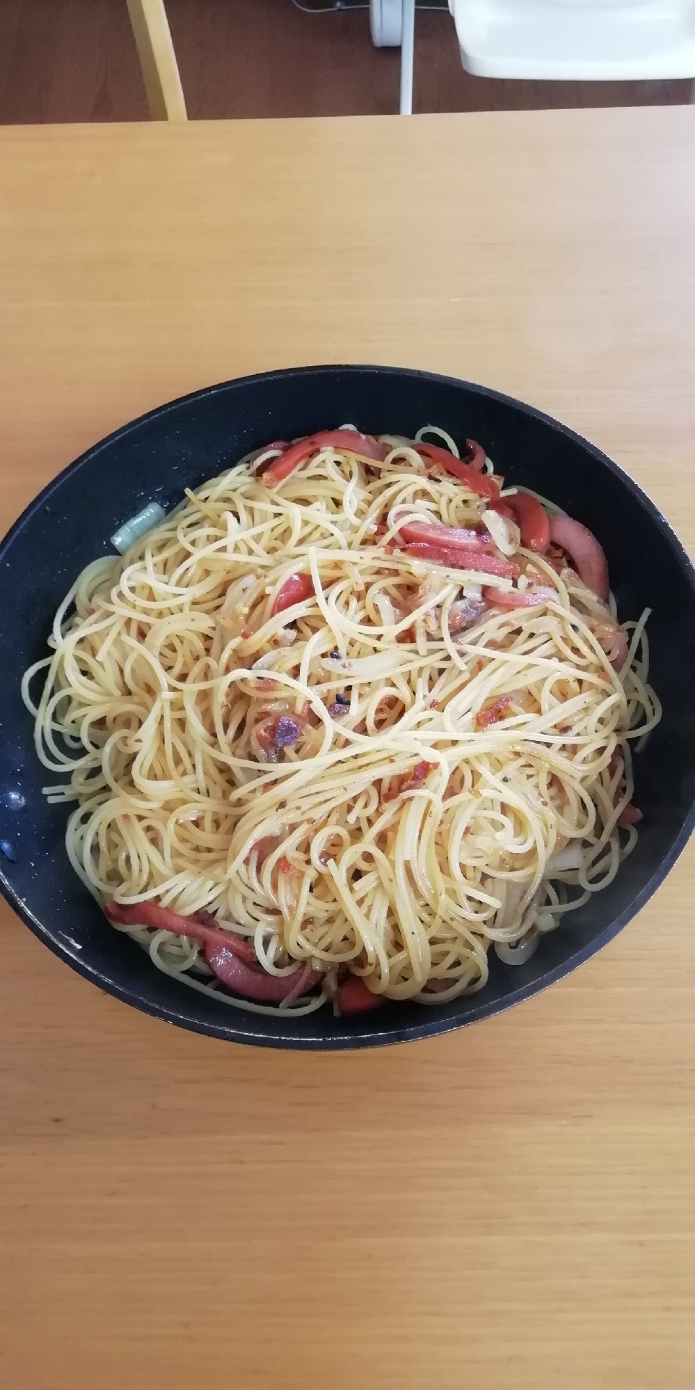 バター醤油風味のお手軽パスタ♪