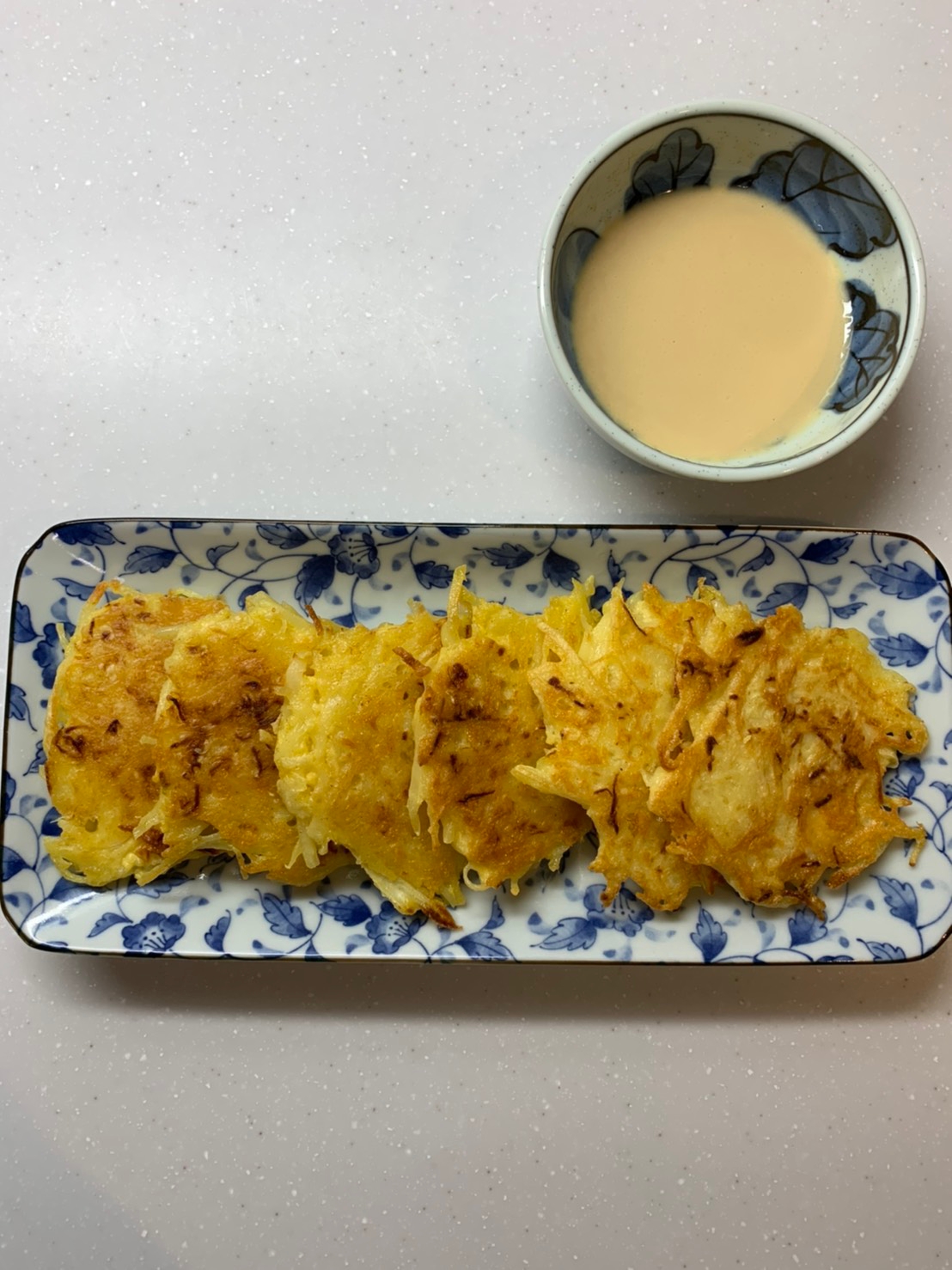 じゃがいもとキャベツのチーズお焼き