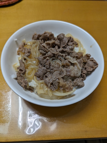 簡単和風牛丼