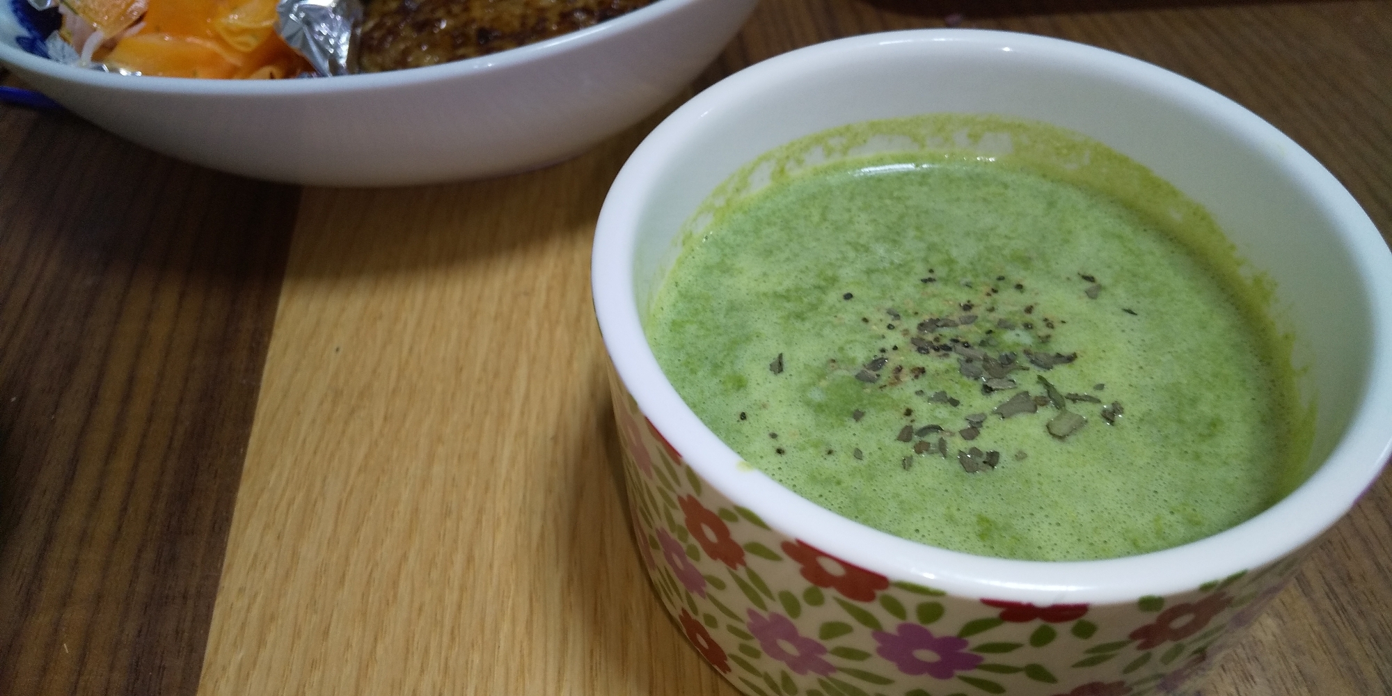 冷凍食品の野菜で♪ほうれん草のポタージュ☆