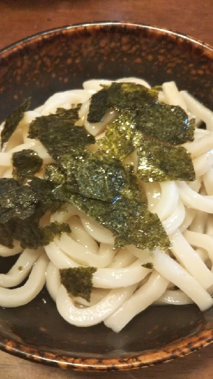 海苔の冷やしうどん