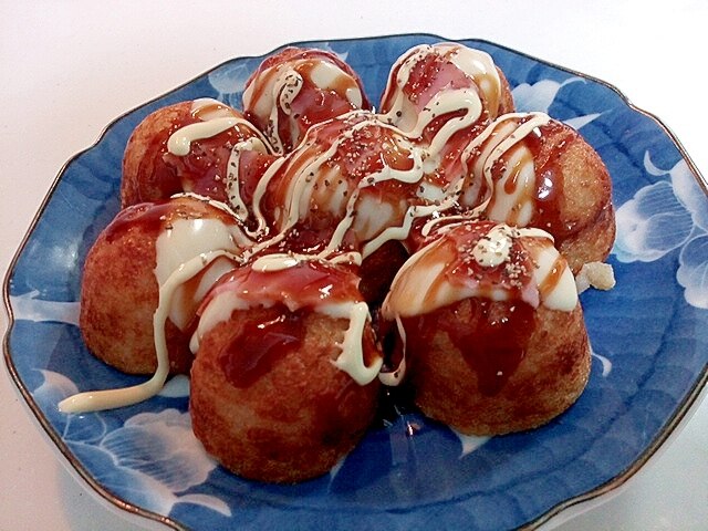 平成レトロ　フレッシュパインこはむ　元祖ハムたこ焼き スライスチーズとパストラミハムのスパイシーたこ焼き レシピ・作り方