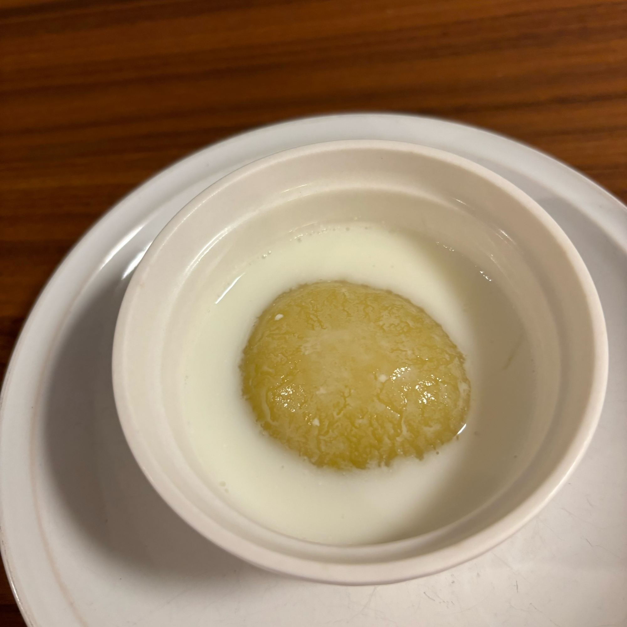 桃缶ヨーグルトプリン