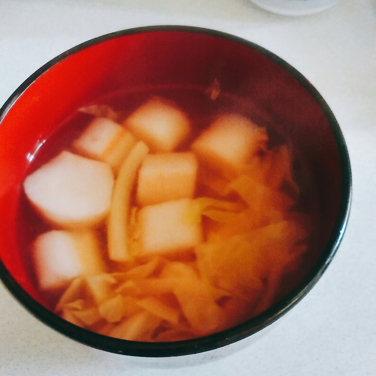 生姜入り味噌汁