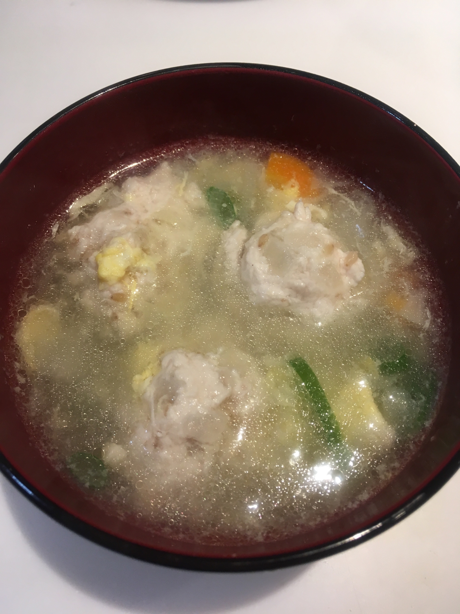 鶏肉団子スープ
