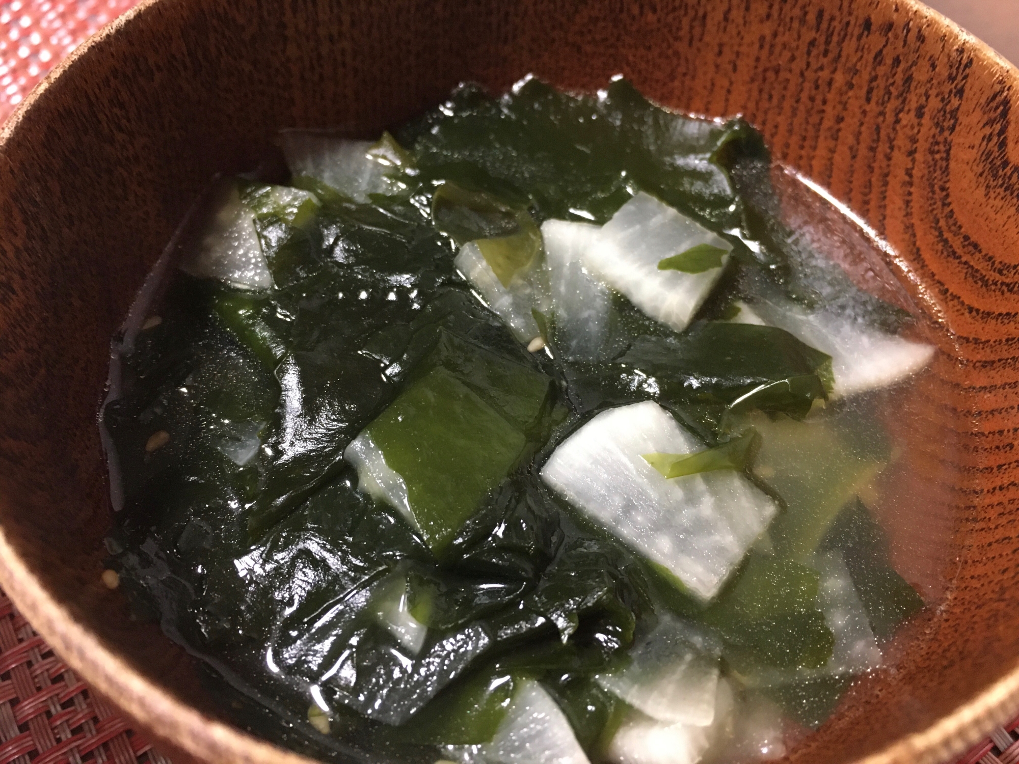 大根とワカメの中華スープ★