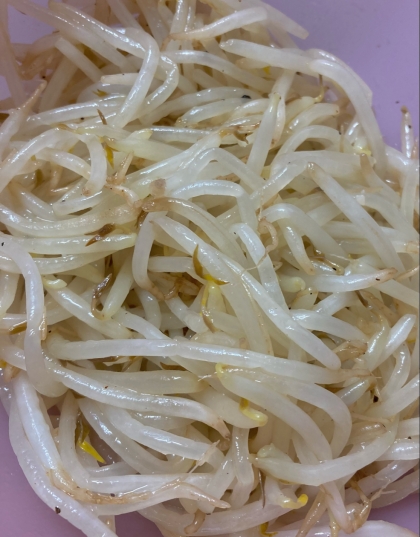 レンジで簡単☆もやしとしらすのナムル