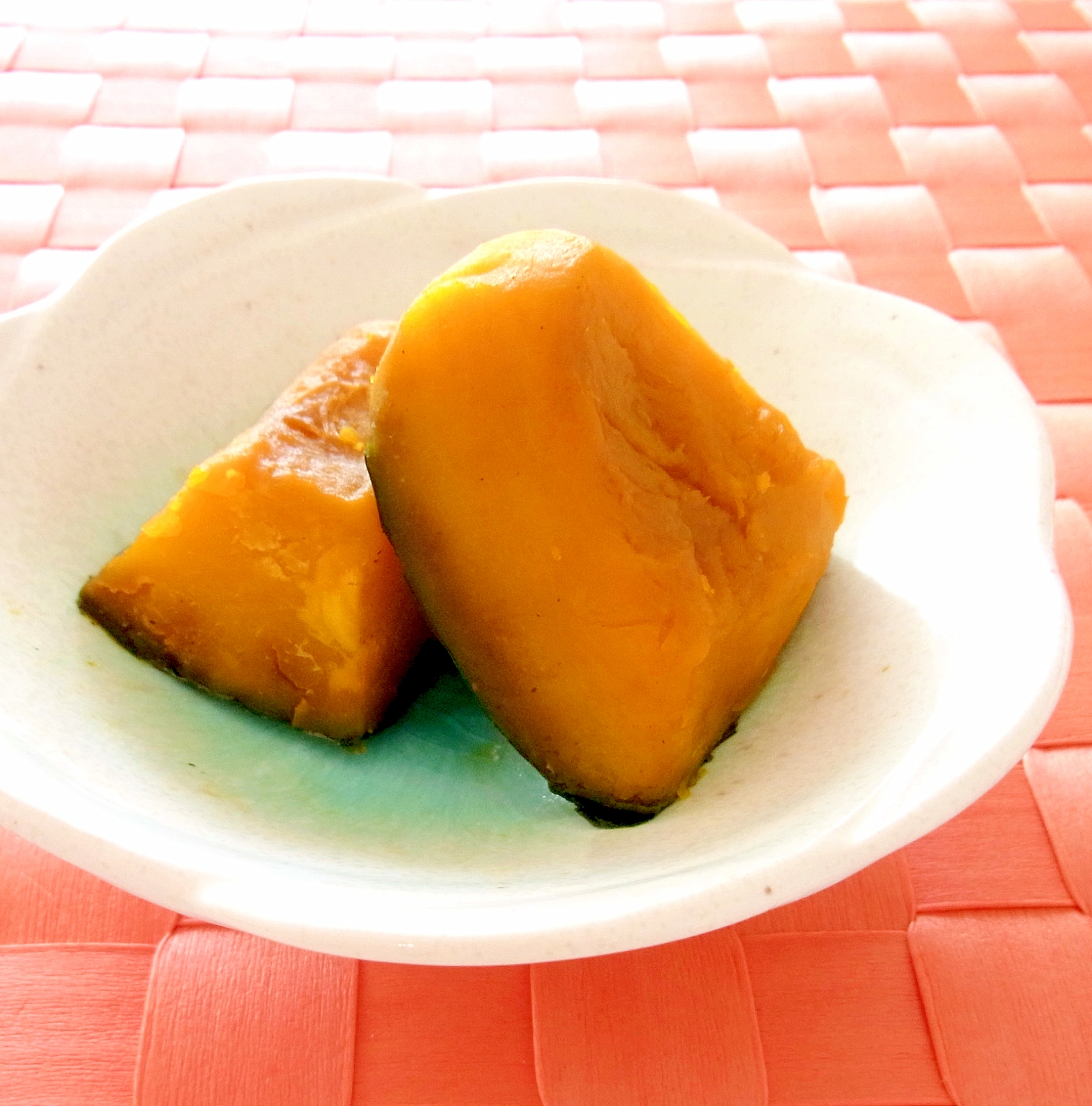 冷凍かぼちゃとレンジで簡単 かぼちゃの煮物 レシピ 作り方 By メリッコ 楽天レシピ