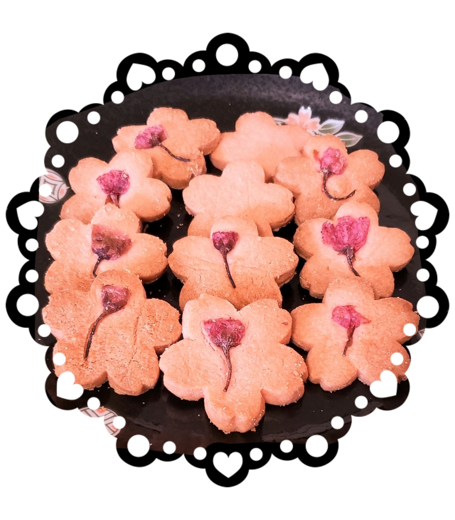 これぞ!　サクッ咲く桜のクッキー