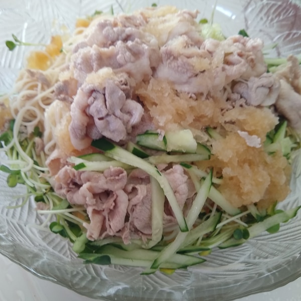 アレンジ素麺 豚しゃぶおろし素麺 レシピ 作り方 By ちよぽん77 楽天レシピ アレンジ素麺 豚しゃぶおろし素麺 レシピ 作り方 By ちよぽん77 楽天レシピ