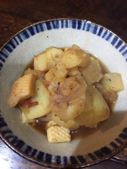 炊飯器とすき焼きのタレで簡単♪鶏肉と春雨の肉じゃが