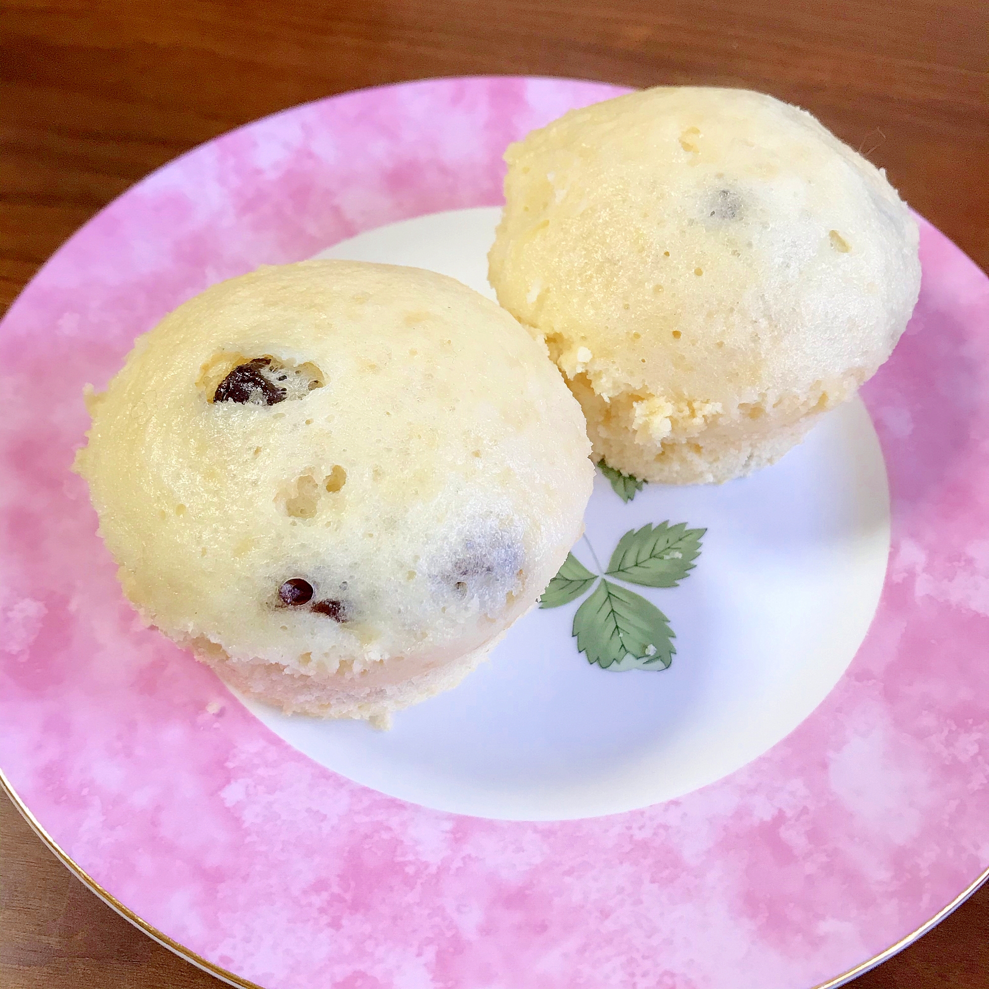 Hmで作るバナナレーズン蒸しパン レシピ 作り方 By 水玉模様 楽天レシピ