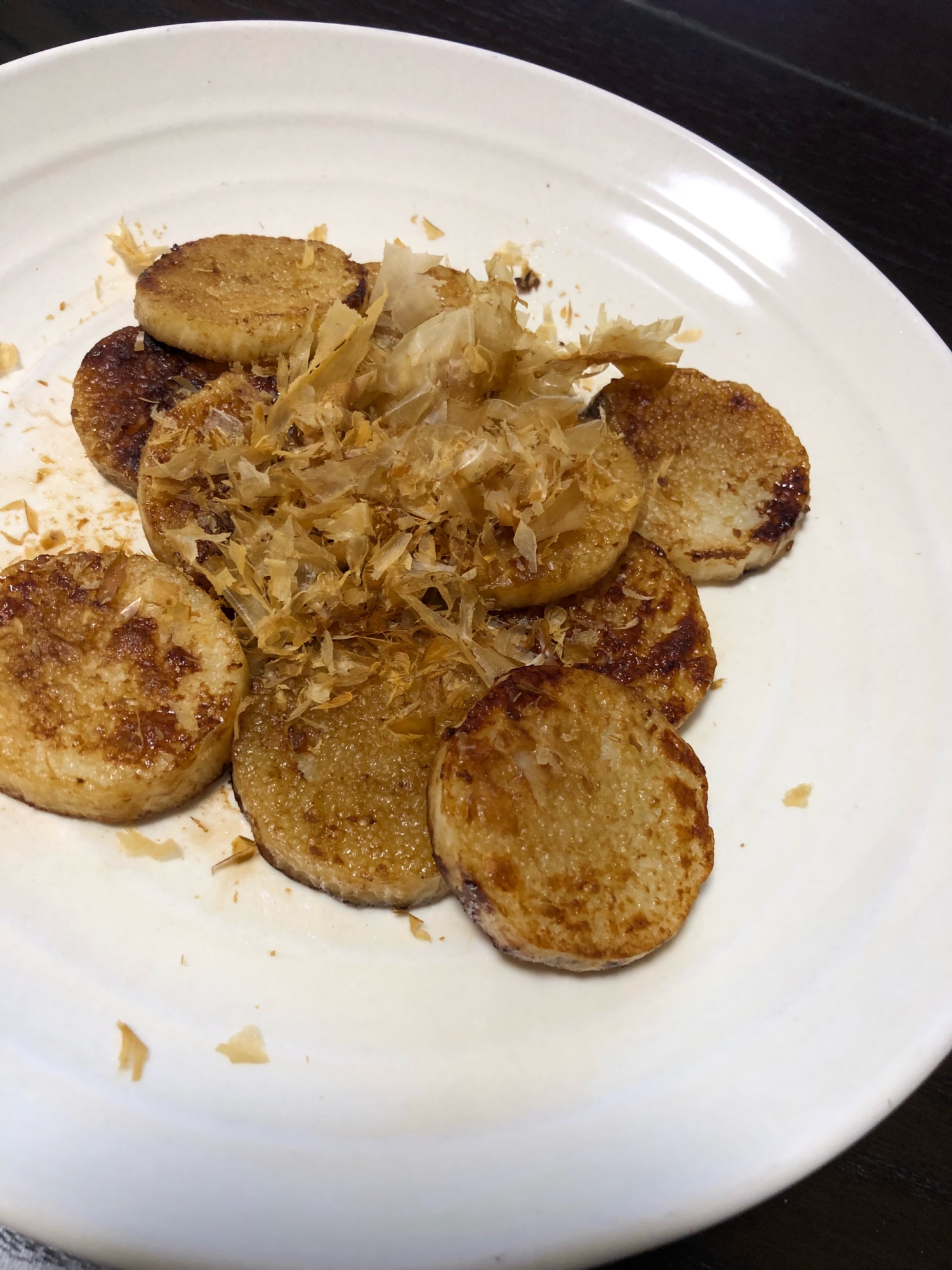 長芋のバター醤油炒め
