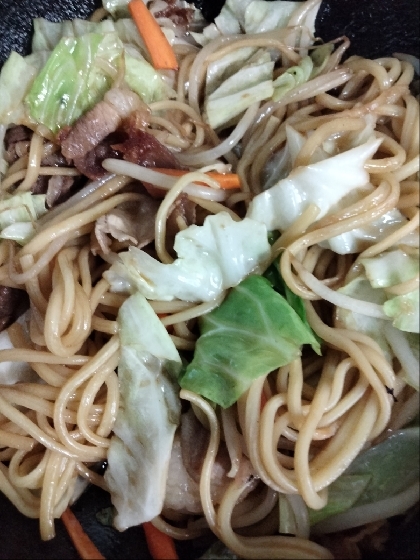 2種類ソースで簡単焼きそば