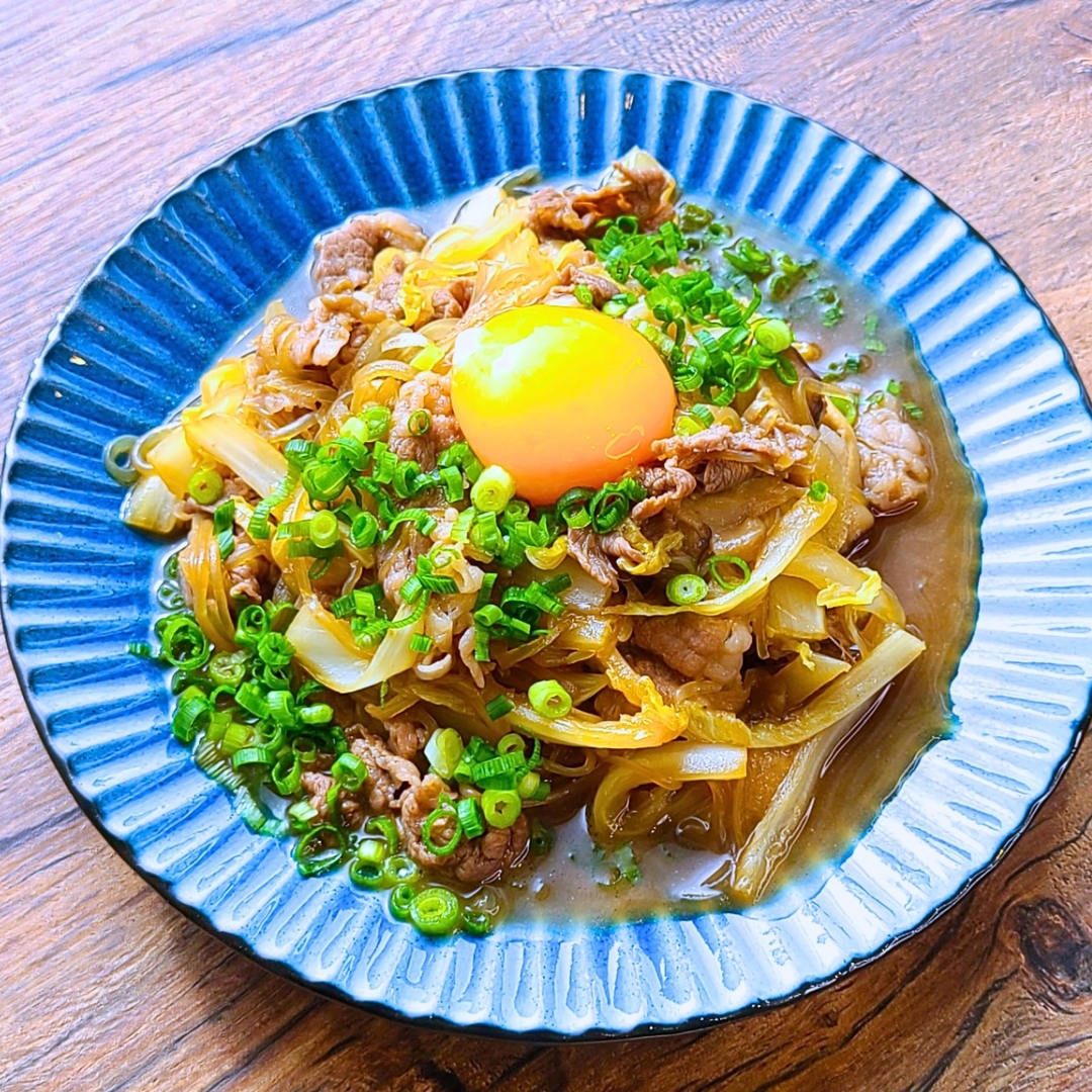牛こますき焼き風