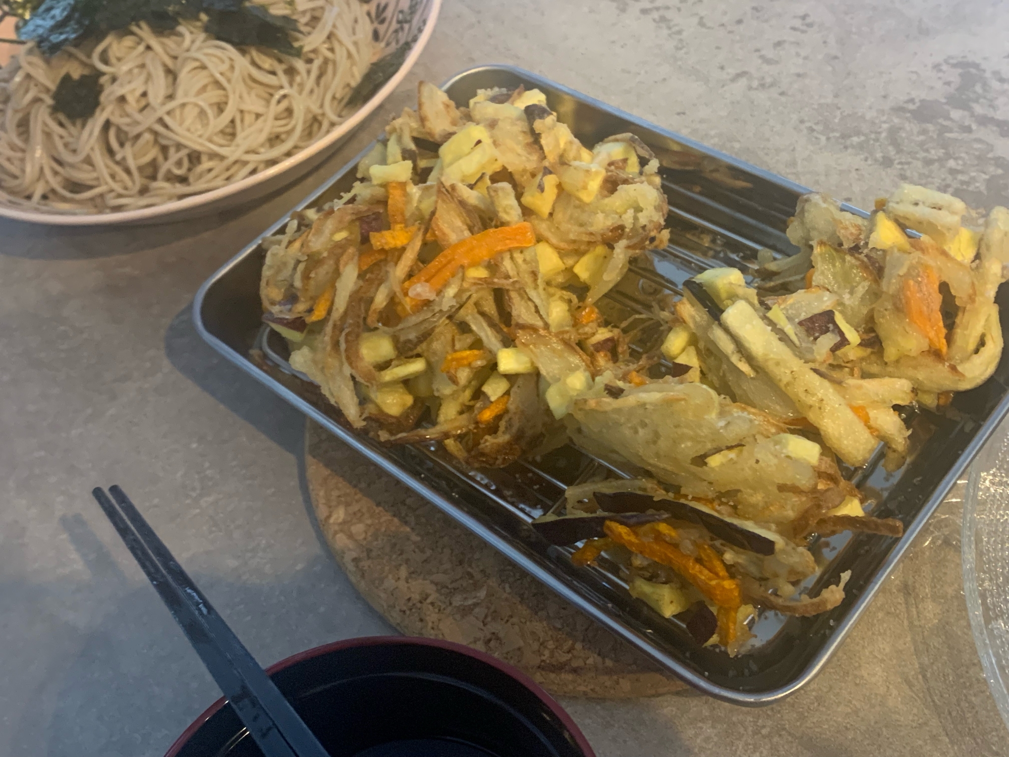 残り野菜で簡単！かき揚げの天ぷら