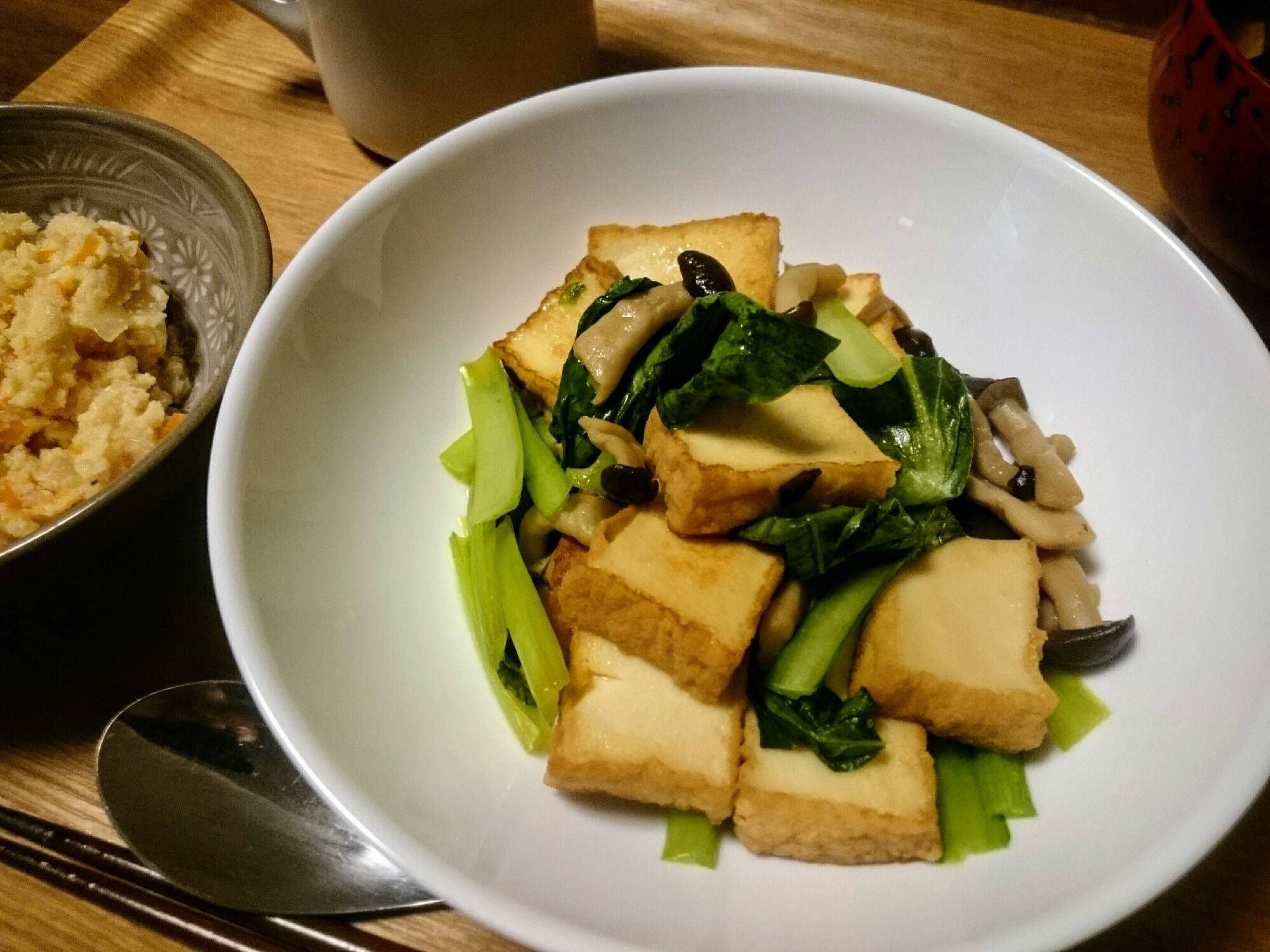 厚揚げときのこのバター醤油炒め レシピ 作り方 By シュン0923 楽天レシピ