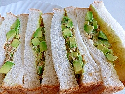 簡単 アボカドサンドイッチ レシピ 作り方 By ぴろち 楽天レシピ